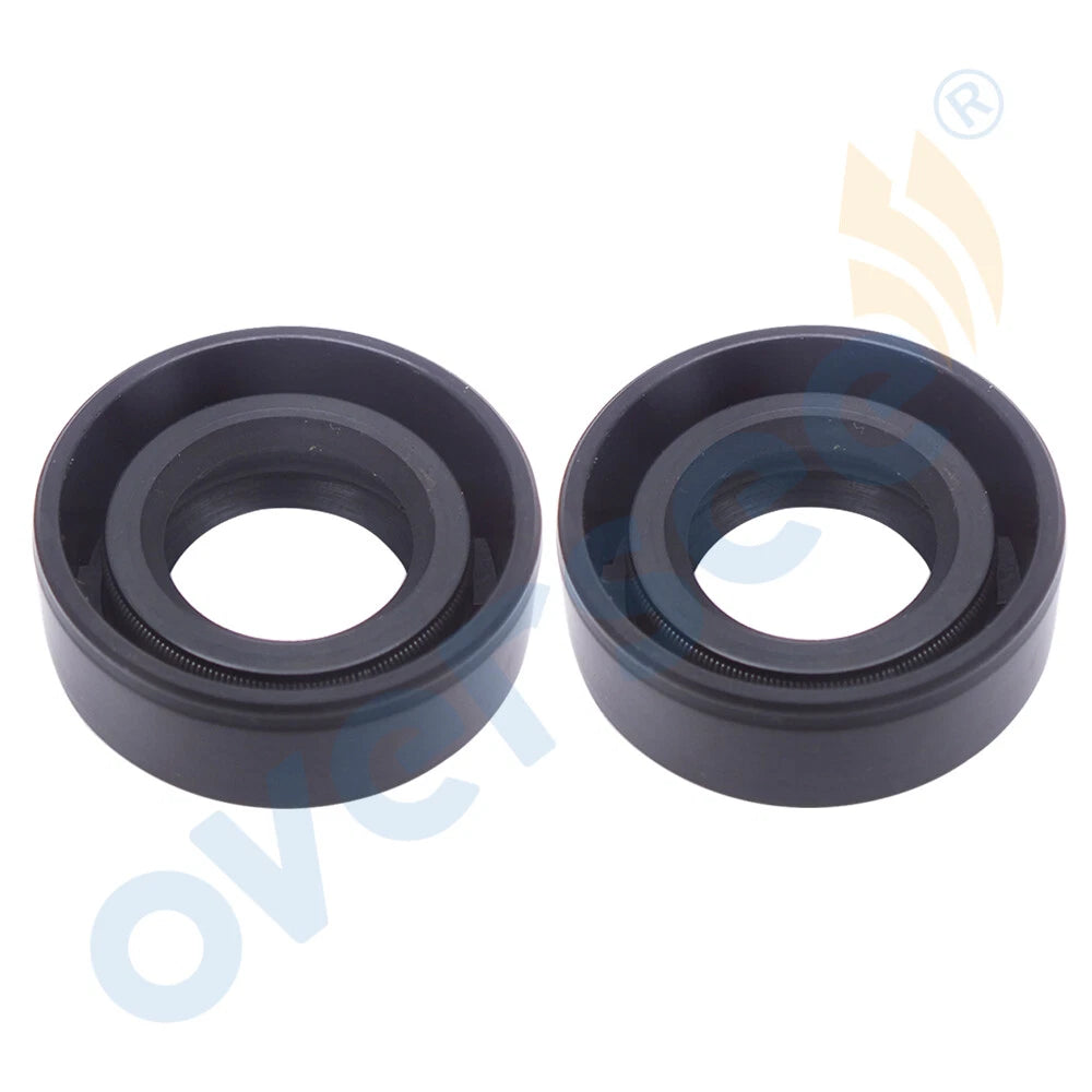 2Pcs Oil Seal for Tohatsu 4-9.8HP (369-60111-0) & Mercury (26-16130)