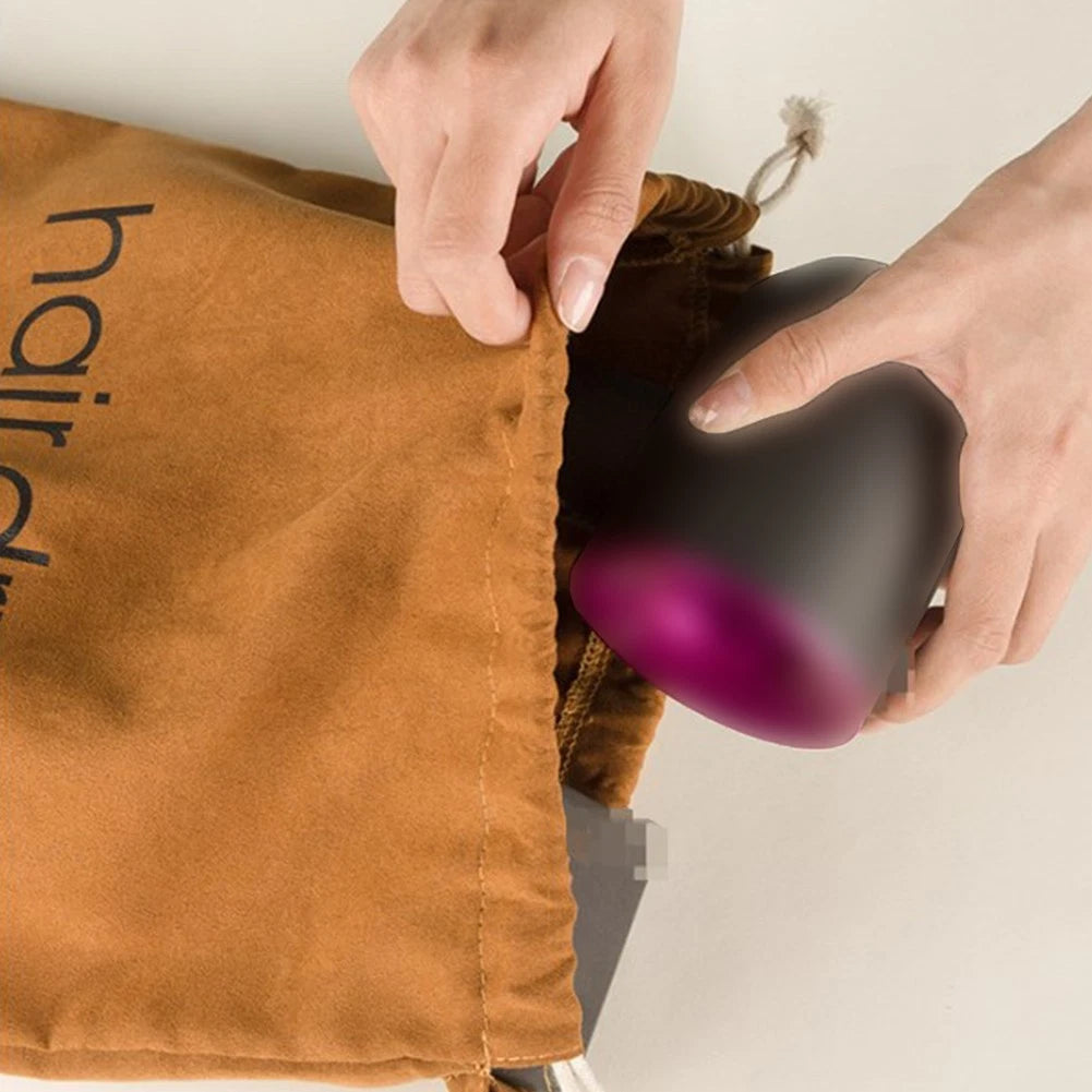 2X Hair Tool Storage Bags with Drawstring Closure for Travel