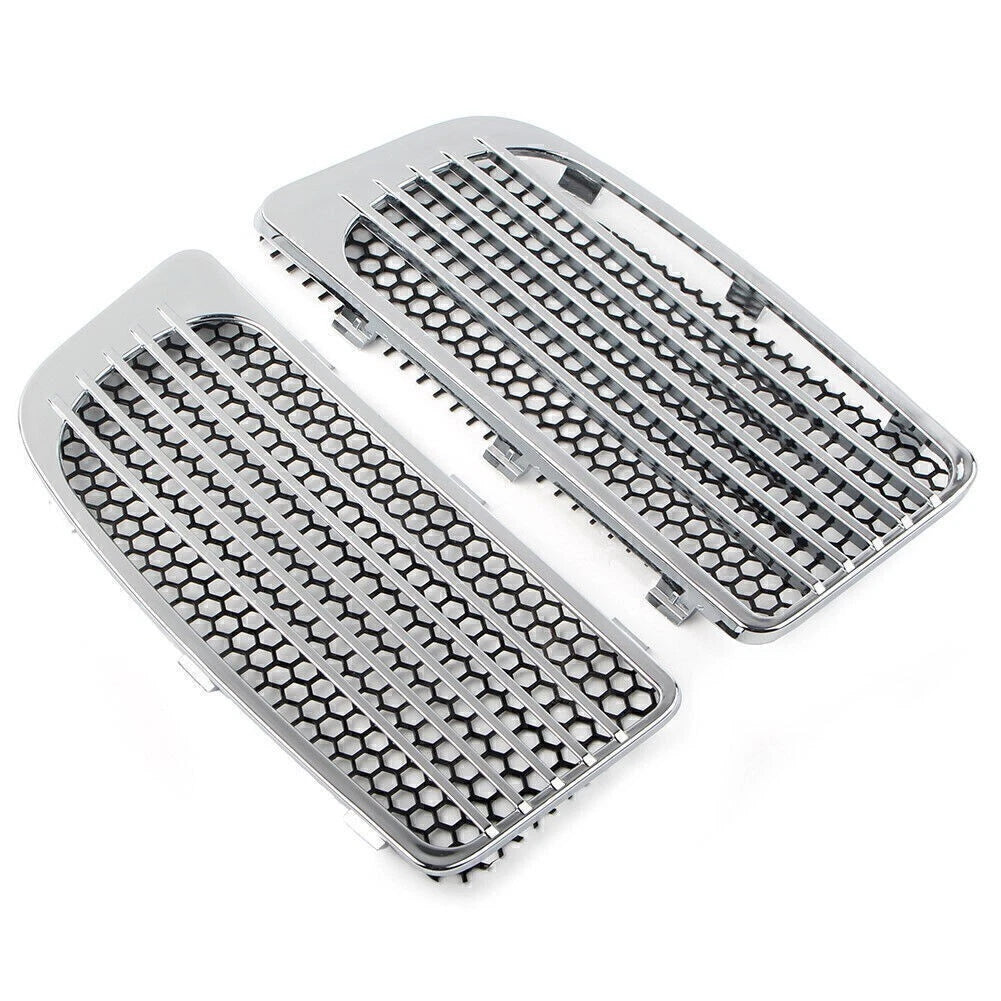 Lower Fairing Radiator Screen Guard Chrome Grills for Harley Road Glide (2014–2020)