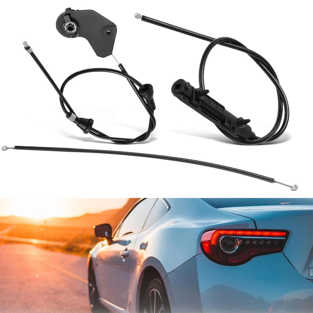 3Pcs Engine Hood Release Cable for BMW E46 (1998–2006) 51238208442
