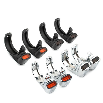 LED Front Turn Signal Light for Harley 39-41mm Front Fork Shock Absorber