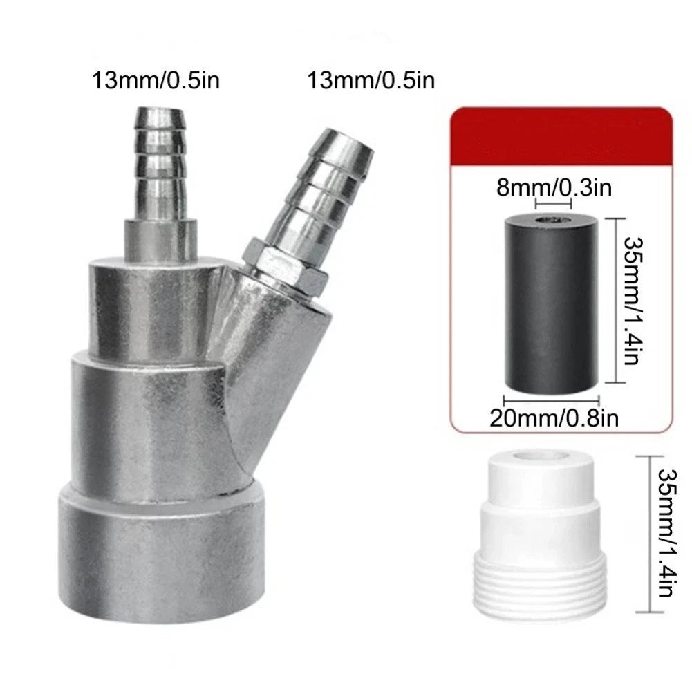 35mm Stainless Steel Sandblaster with 8mm Nozzle for Industrial Use