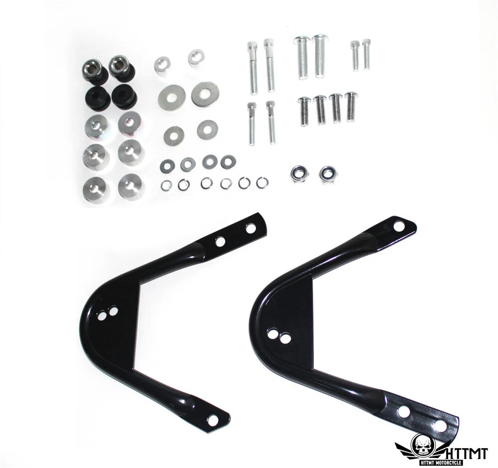 Detachable Two-Up Air Wing Luggage Rack for Harley Touring (1997–2008)