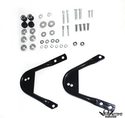 Detachable Two-Up Air Wing Luggage Rack for Harley Touring (1997–2008)
