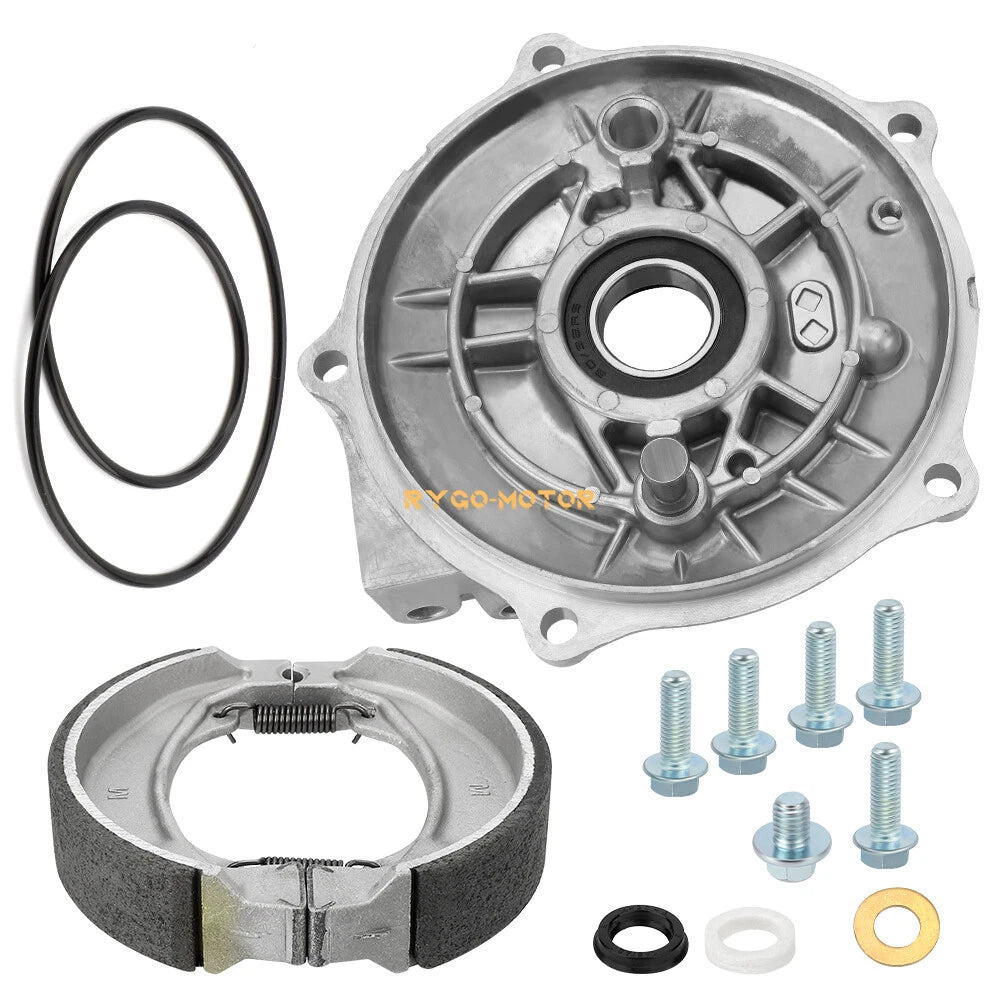 Rear Brake Backing Plate Panel & Shoes Kit for Honda Recon 250 TRX250 (1997–2024)