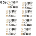 Set of 8 Carburetor Repair Kits for McCulloch Mac 35 40 46 (Walbro K20-WAT)