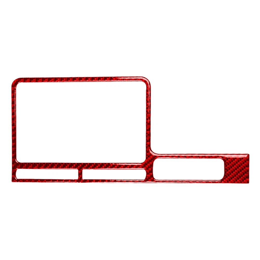 RHD GPS Navigation Panel Cover Trim for Nissan GTR R35 (2008–2016) Red