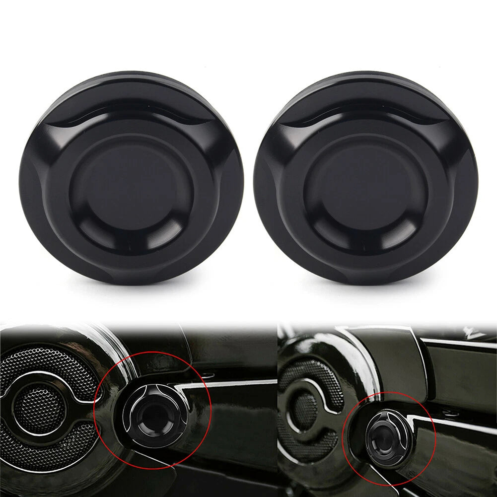 Swingarm Pivot Bolt Cover for Harley V-Rod VRSCF/D/R (2006–2017) Black