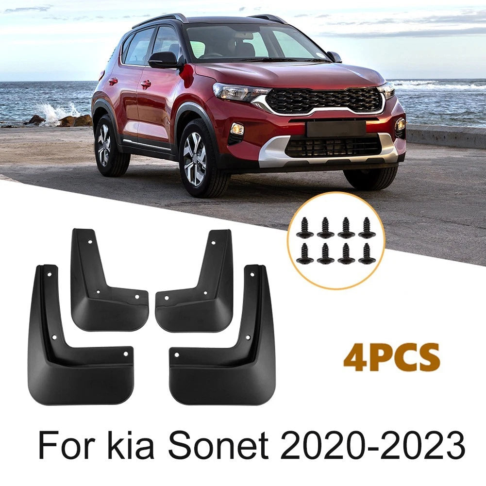 Set of 4 Mud Flaps Splash Guards for KIA Sonet (2020–2023)