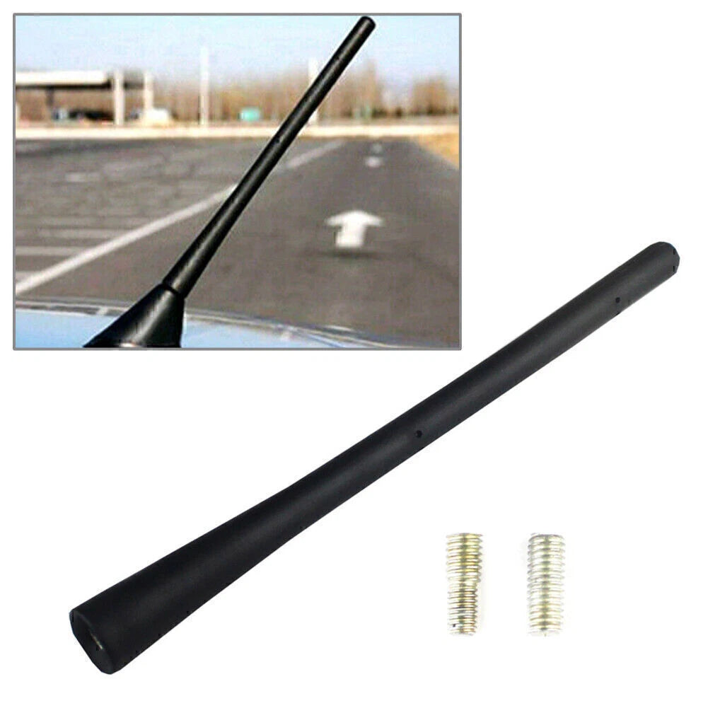 8" Rubber Stubby Aerial Antenna for Universal Cars (AM/FM)