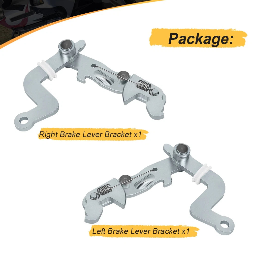 Set of 2 Brake Lever Brackets for Kawasaki Mule 2510 3000 3010 3020 4000 4010