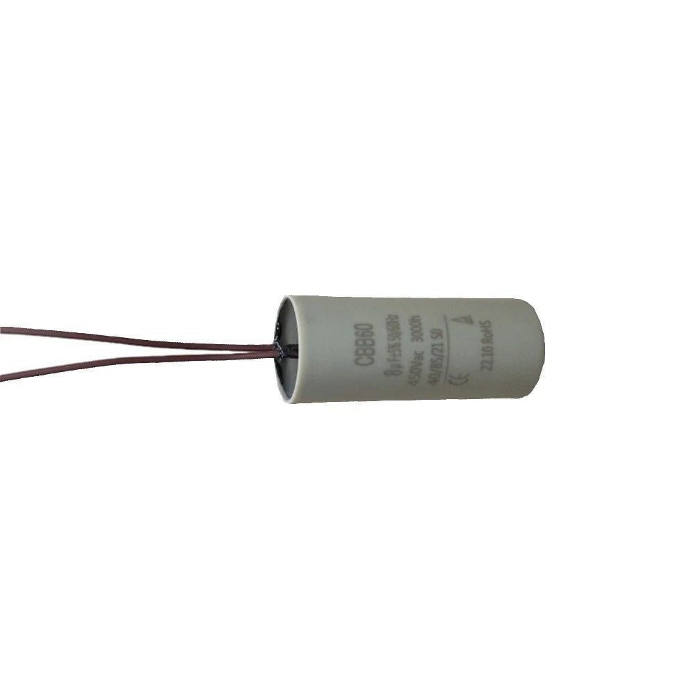 CBB60 8uF Capacitor for Circulating Water Pump & Hanging Fireplace