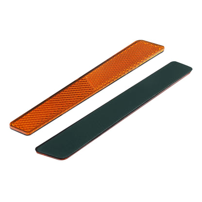 Saddlebag Latch Cover Reflectors Orange for Harley Road King Glide (2014–2026)
