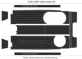 EVA Pad Teak Deck Flooring for Haines Hunter 565