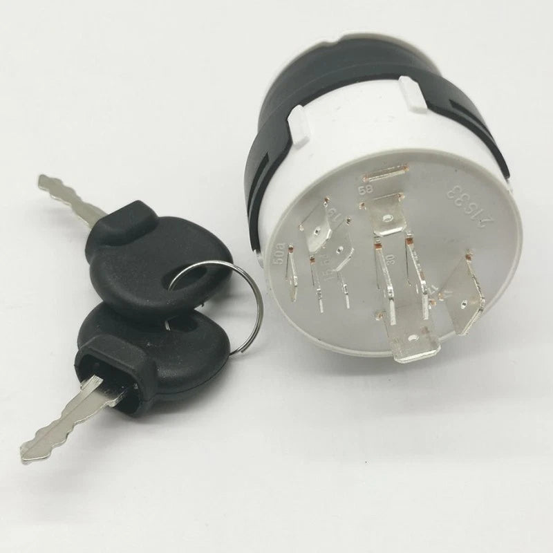 Ignition Switch with 2 Keys 701/80184 for JCB Backhoe Loader (N/A)