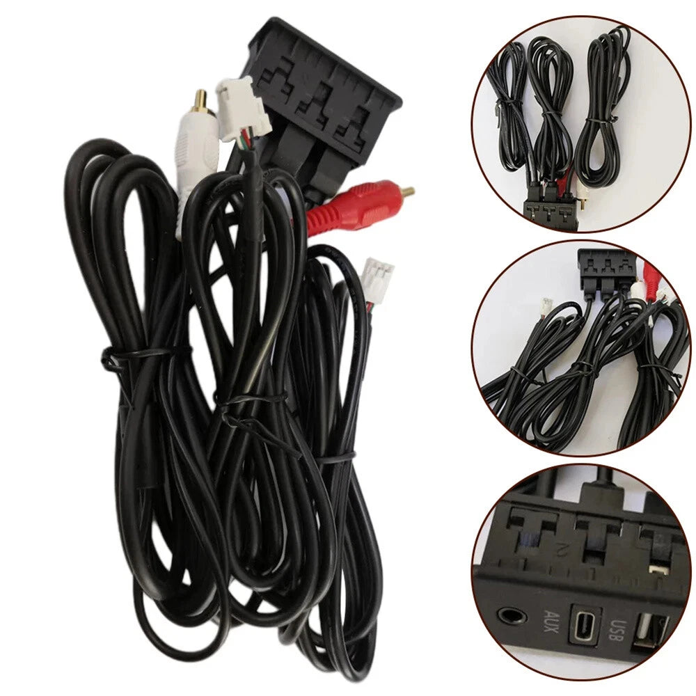 USB & Type-C Interface Extension Cable Adapter for Car Navigation (4 Pin, 6 Pin)