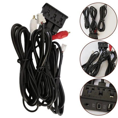 USB & Type-C Interface Extension Cable Adapter for Car Navigation (4 Pin, 6 Pin)