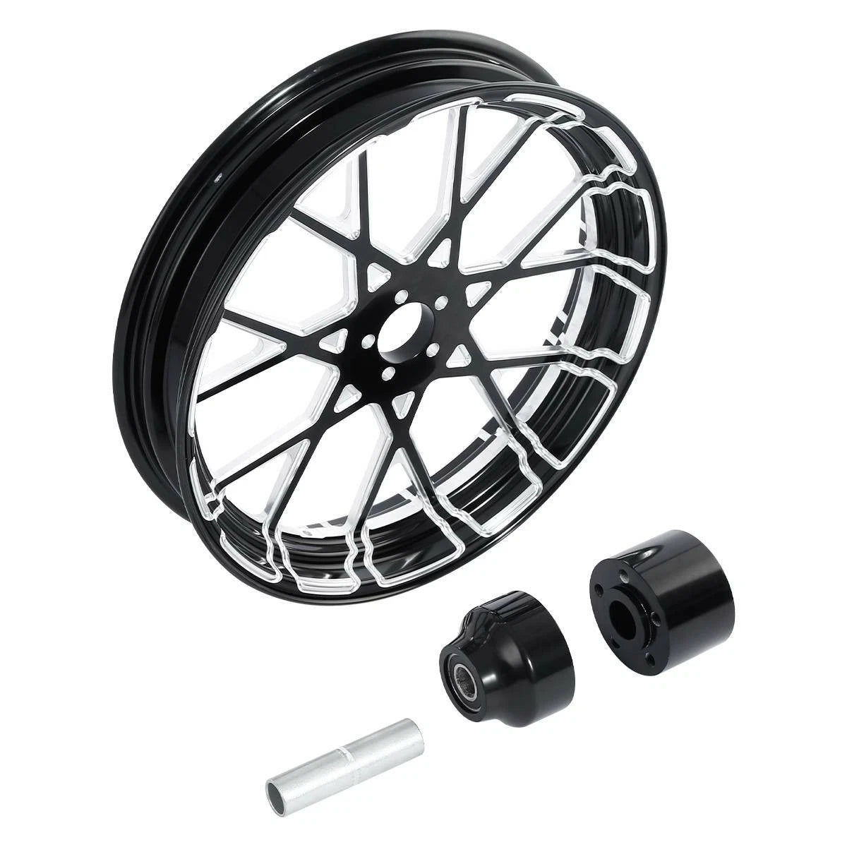 18" CNC Front Wheel Rim Hub for Harley Road King Glide (1997–2021)