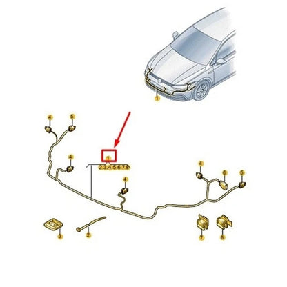 Front Parking Aid Wiring Kit for Golf MK8 (2020–2023)