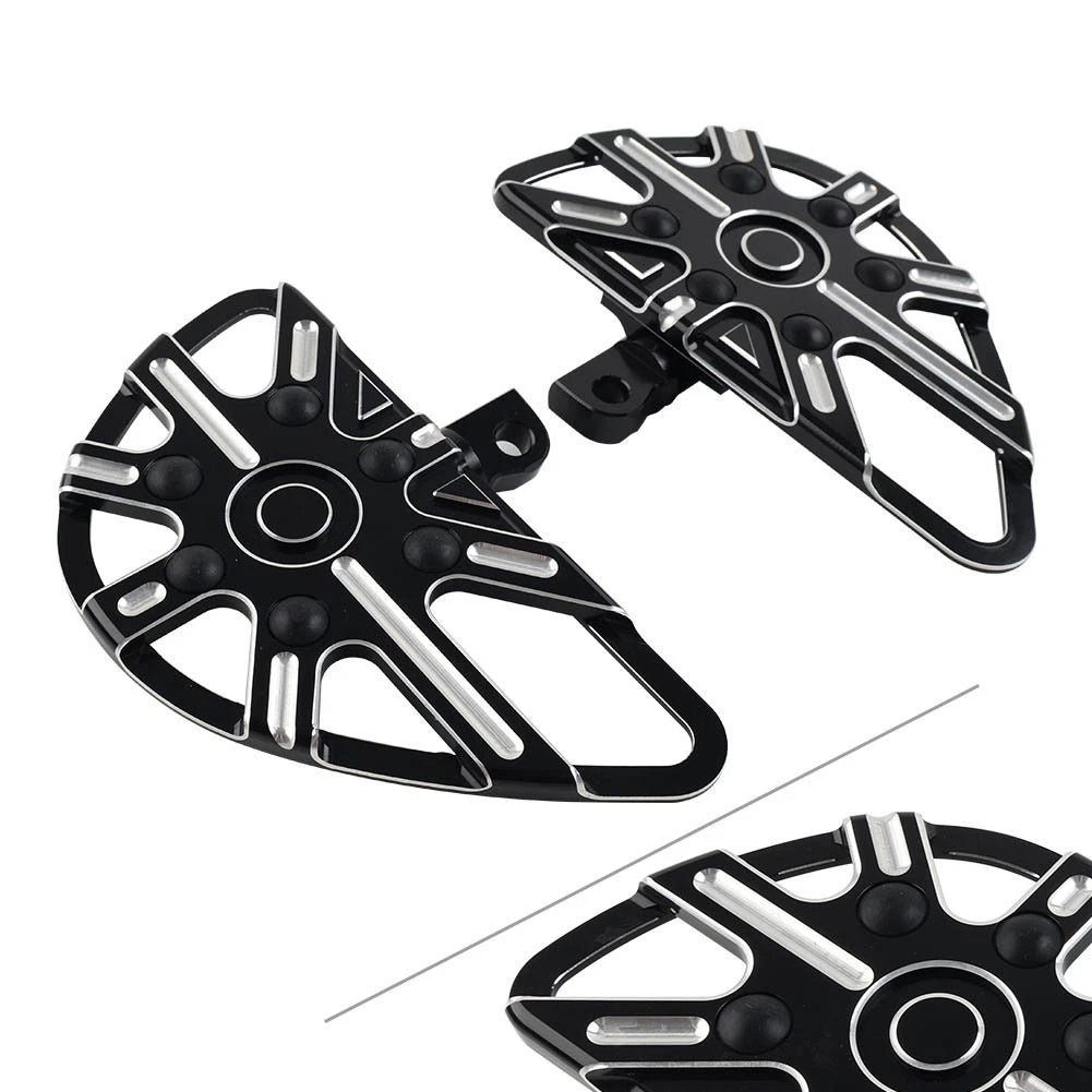 2X Rear Passenger Footrest Floorboard for Harley Touring Softail