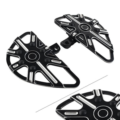 2X Rear Passenger Footrest Floorboard for Harley Touring Softail