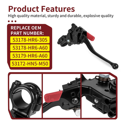 Left Hand Rear Brake Lever Assy for Honda Foreman Rubicon 500 (2015–2019)