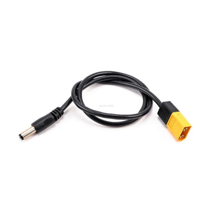 Right Angle Power Cord Connector for RC Aircraft (XT60 to DC 5.5x2.5mm)