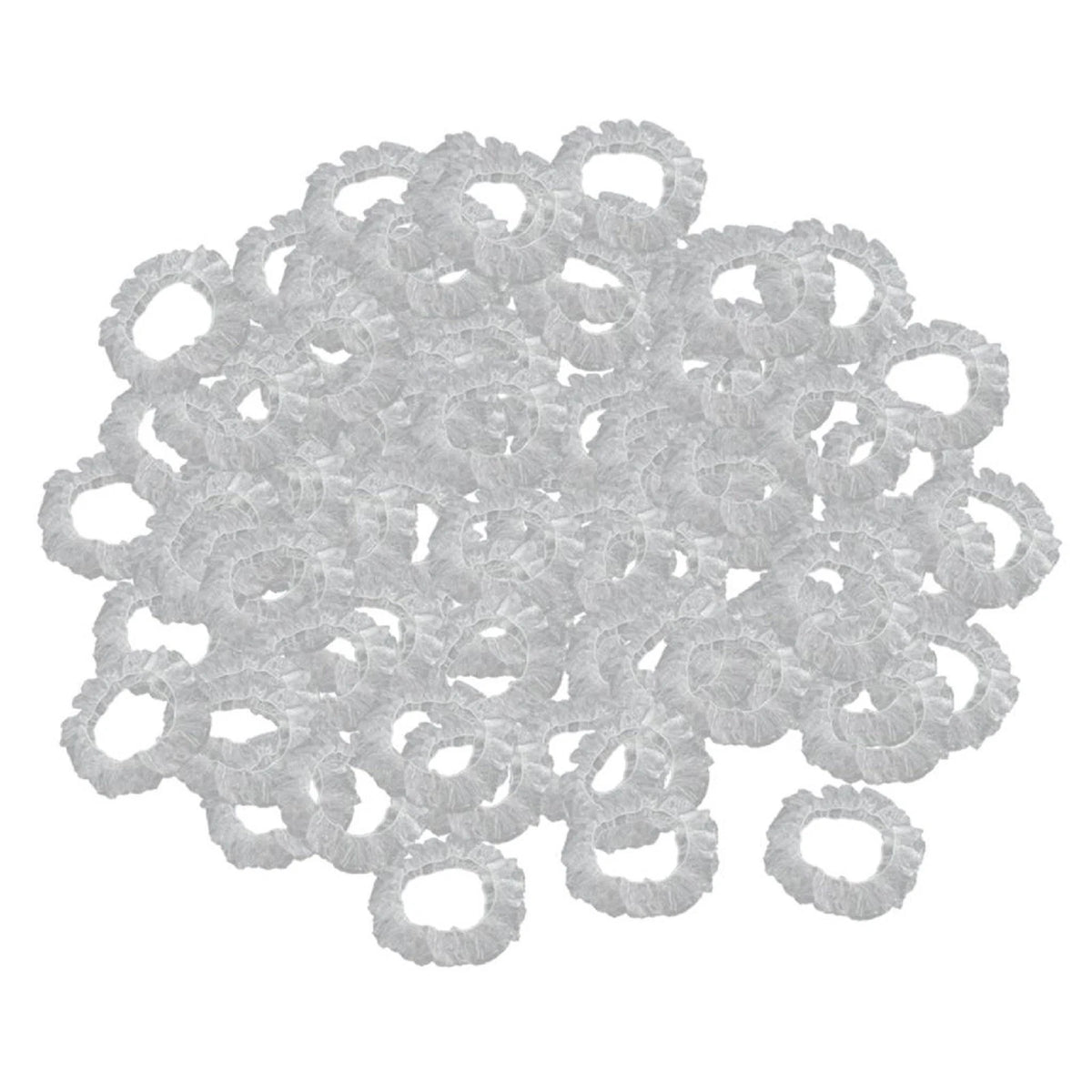 100-Pack Plastic Disposable Steering Wheel Covers for Auto Car Truck