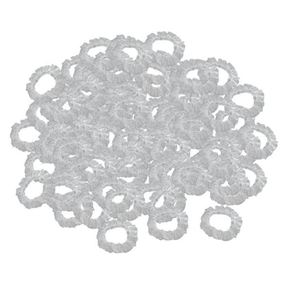 100-Pack Plastic Disposable Steering Wheel Covers for Auto Car Truck