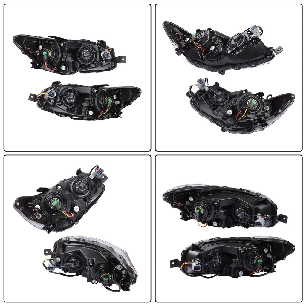 Headlight Assembly Set for Subaru WRX (2015–2021) Left+Right Halogen