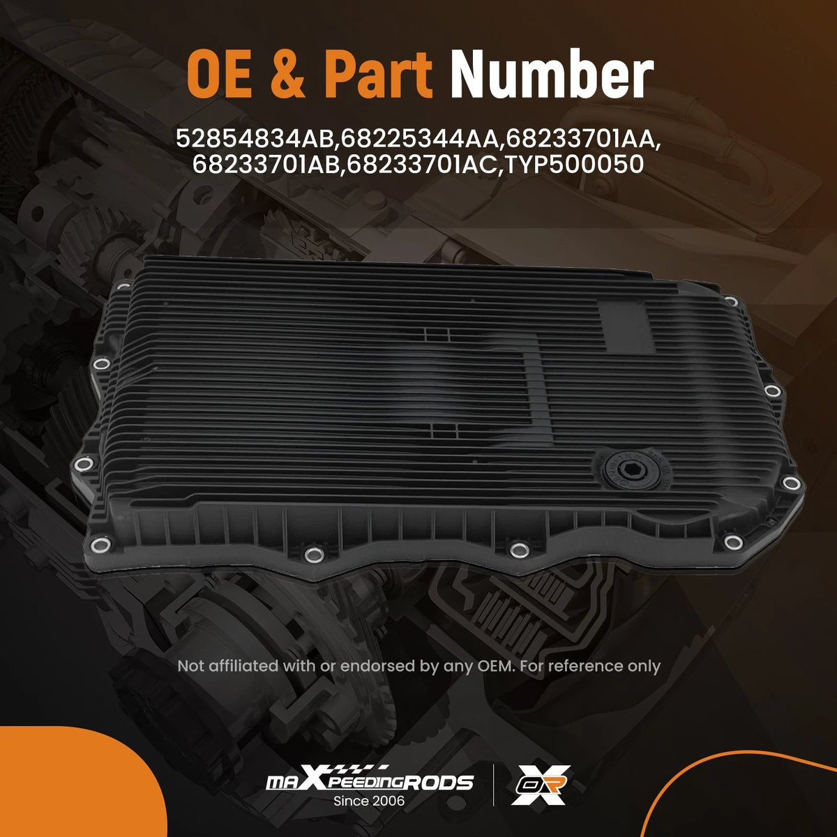 Auto Trans Oil Pan for Dodge Challenger 850RE (2019–2021) 52854834AB