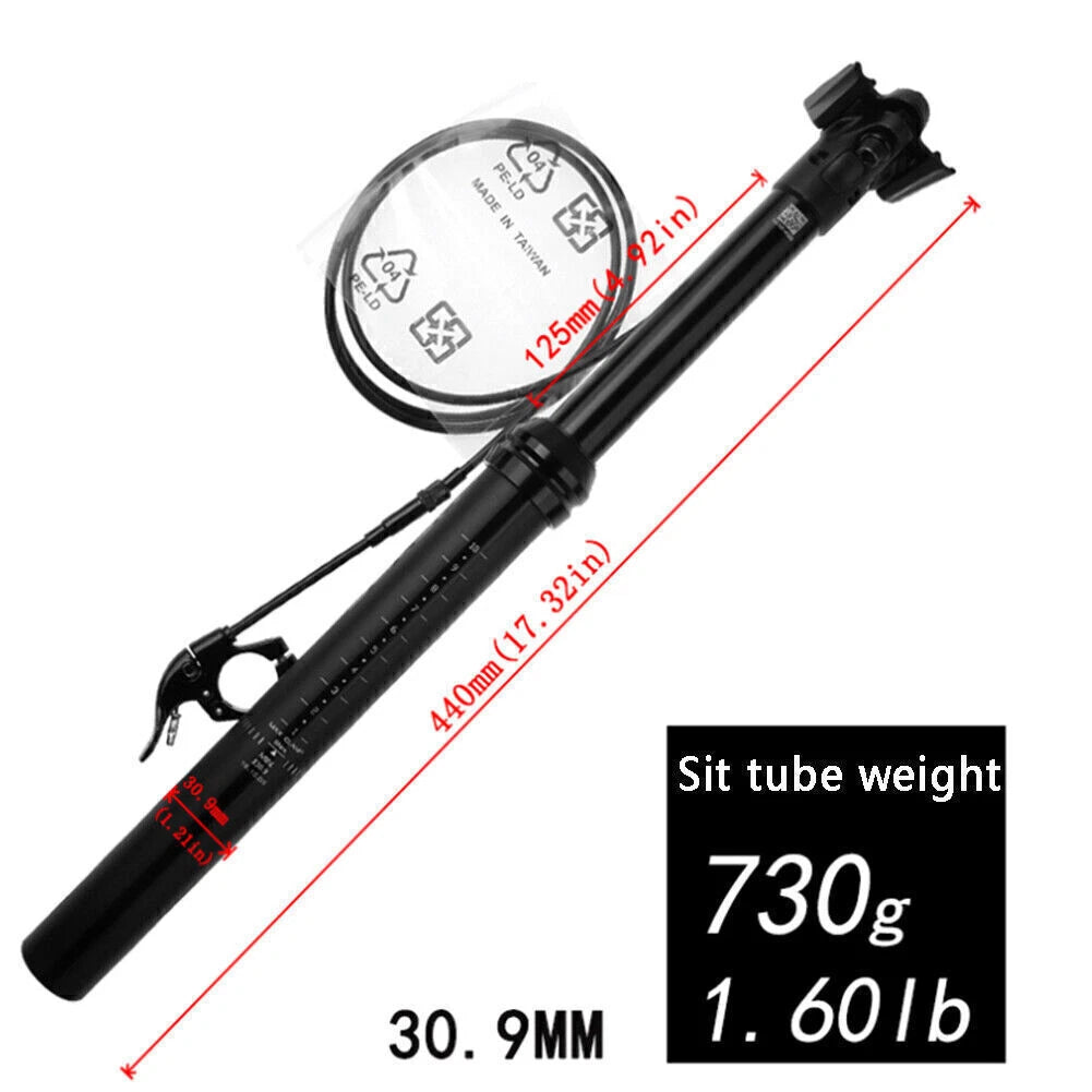 Dropper Seat Post for Satori Sorata Pro Bike (Internal/External Cable Routing)
