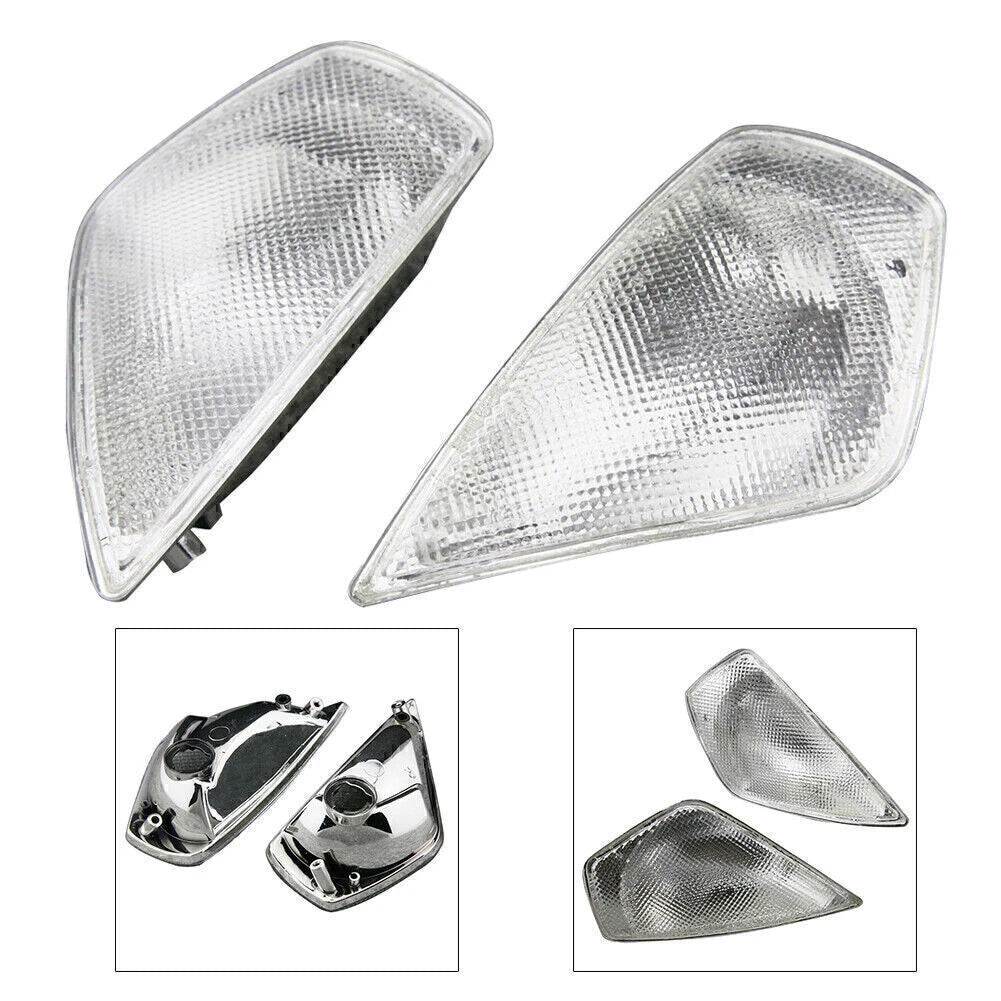 Pair Clear Turn Signal Indicators Lens for Ducati 749 999 (2002–2006)