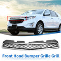 Front Upper Bumper Grille Replacement for Chevrolet Equinox (2010–2015) Silver