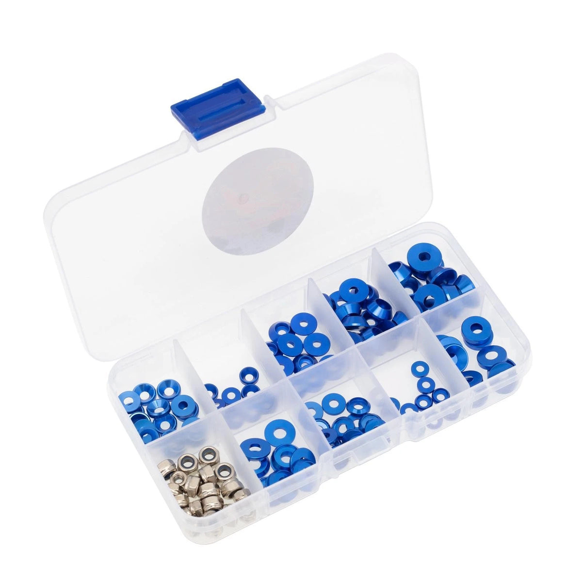 Set of 4 Aluminum Alloy Countersunk Round Head Screws for (M2.5 M3 M4)