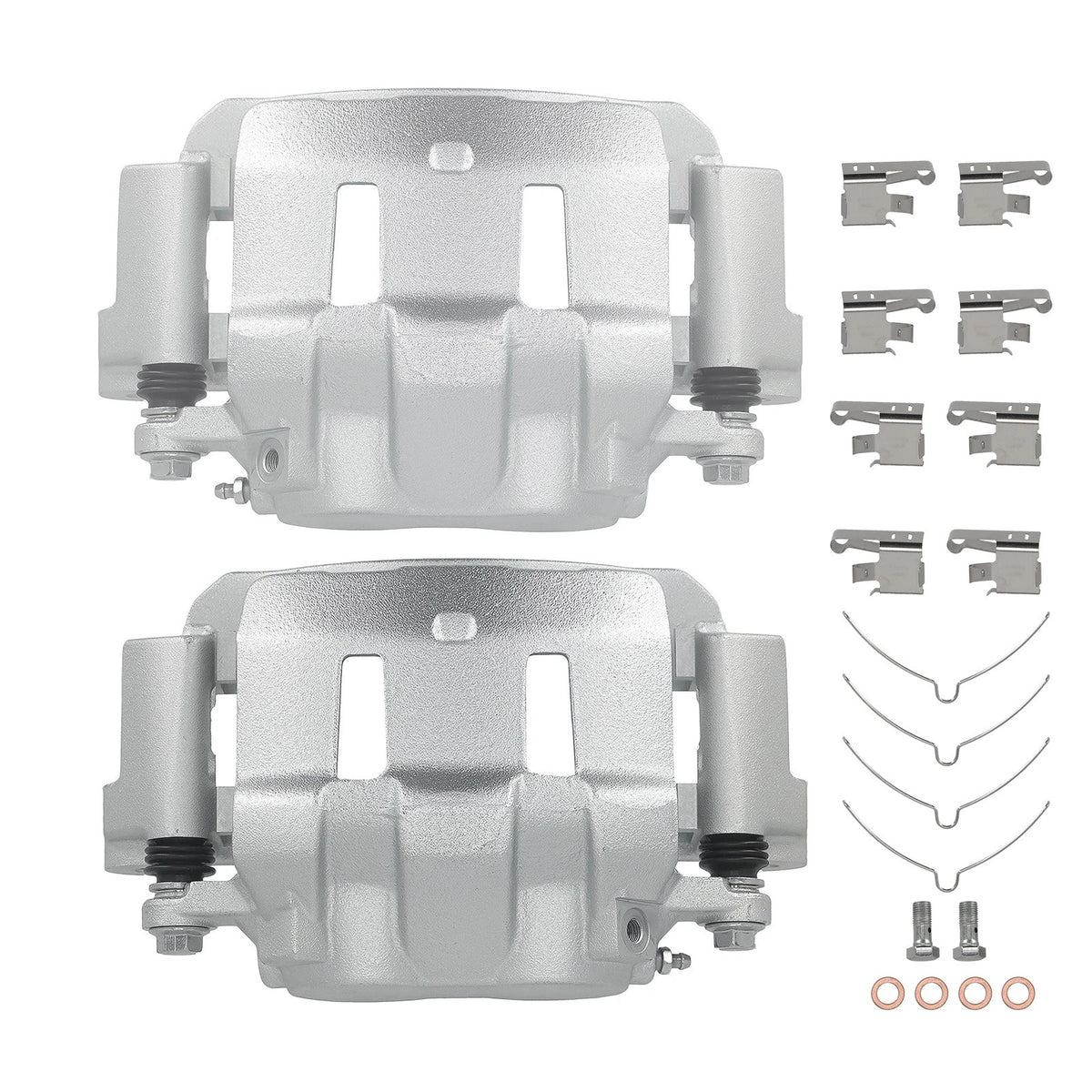 Front Complete Disc Brake Caliper Kit for Ford Super Duty F-250 F-350 (1999–2007)