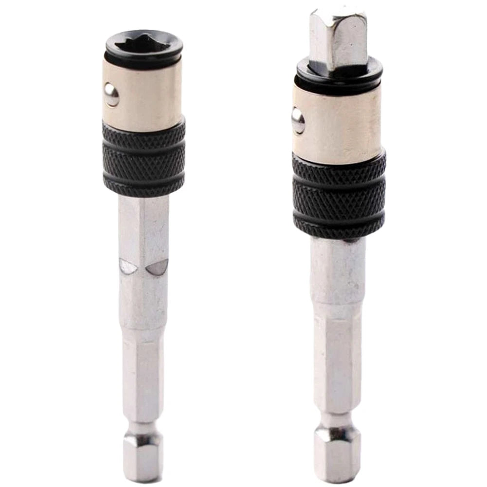 Quick Change Socket Adapter for Drill Bit Extensions (1/4 Hex Shank)
