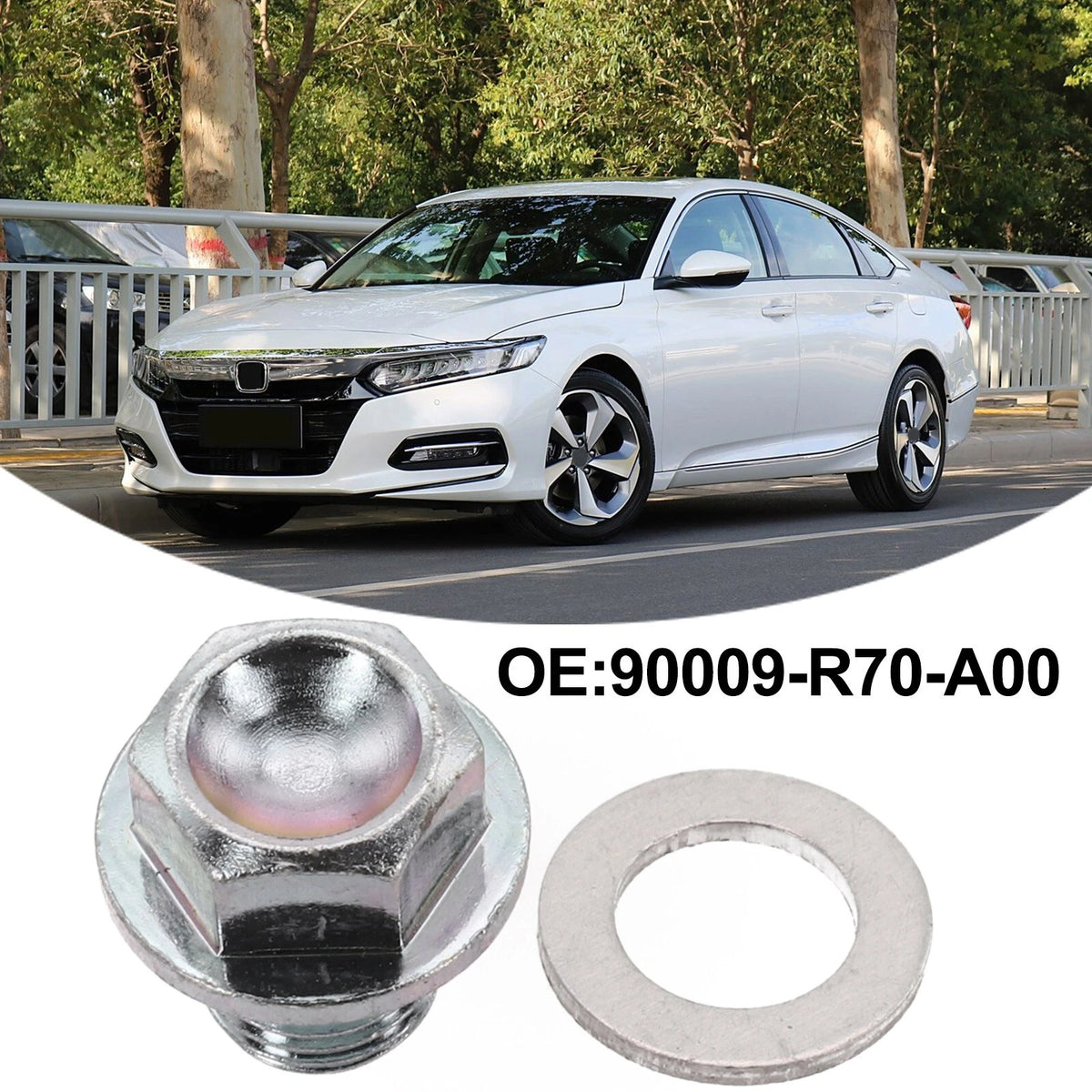 Aluminum Drain Plug with Washer for Honda Acura