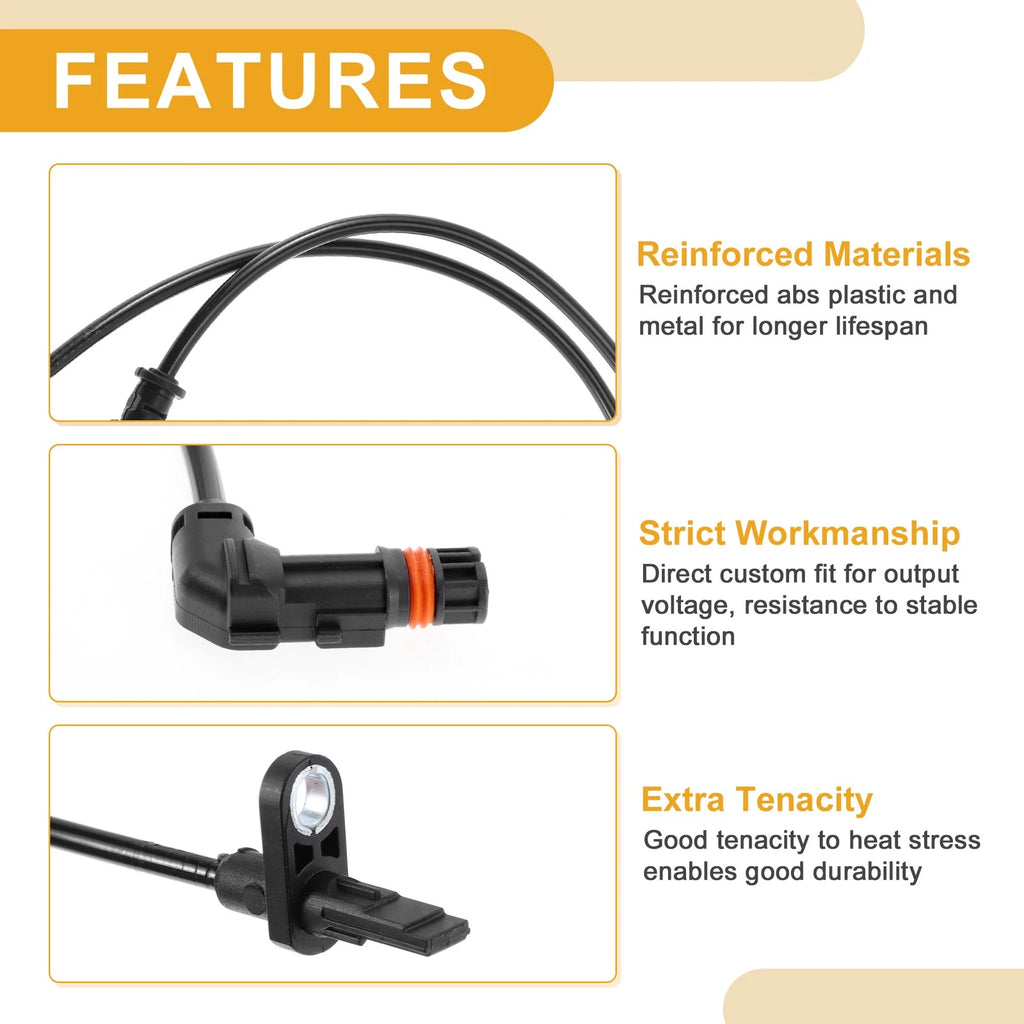 ABS Wheel Speed Sensor Front Left for Mercedes Benz E550 (2010–2017)