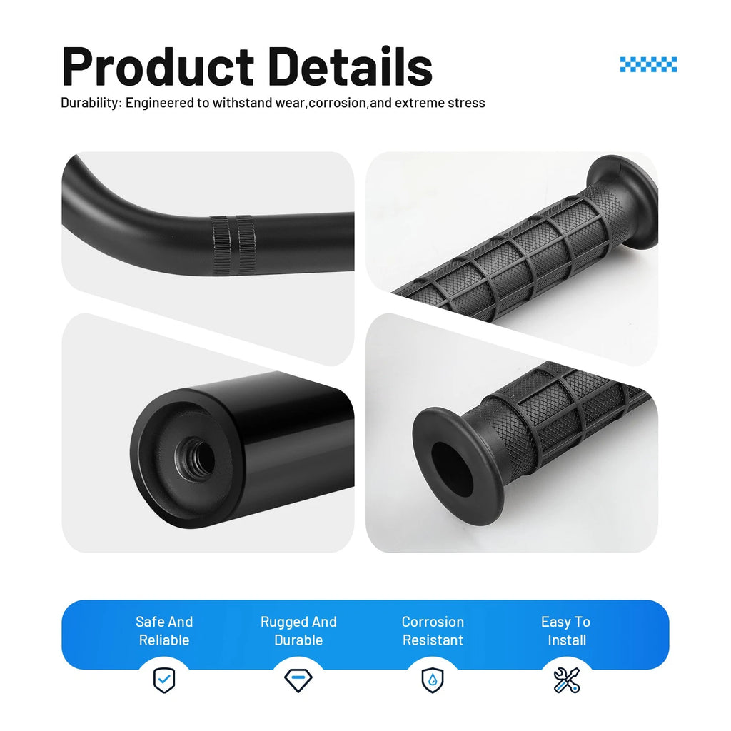 Handlebar Grips w/End Guard for Honda Recon 250 TRX250TE/TM (2005–2007)