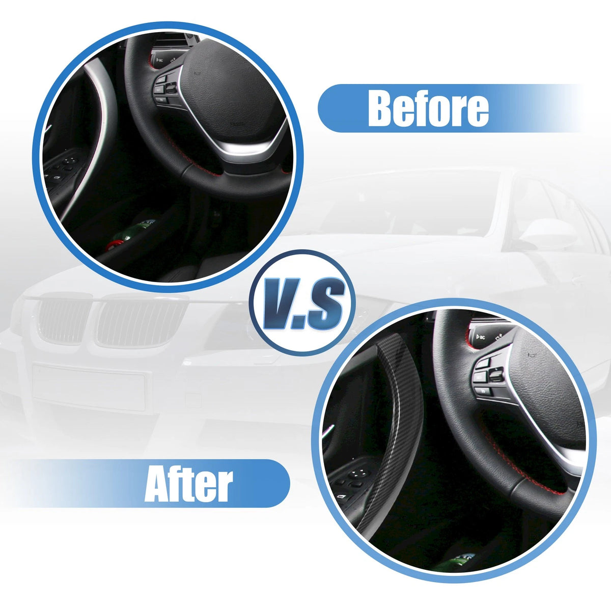 ABS Door Handle Outer Cover Kit for BMW 3 Series 320 328 330 335 M3 F30 (2012–2019)