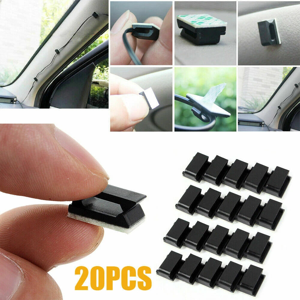 20pcs Cable Holder Clips for Universal Use