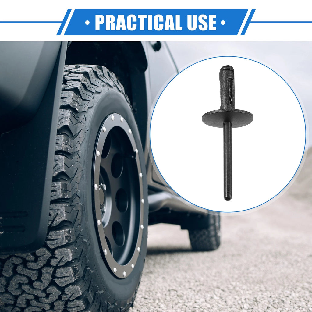 Fender Liner Rivet Set 15 Pcs for BMW X1 (2013–2023) Durable Plastic Black