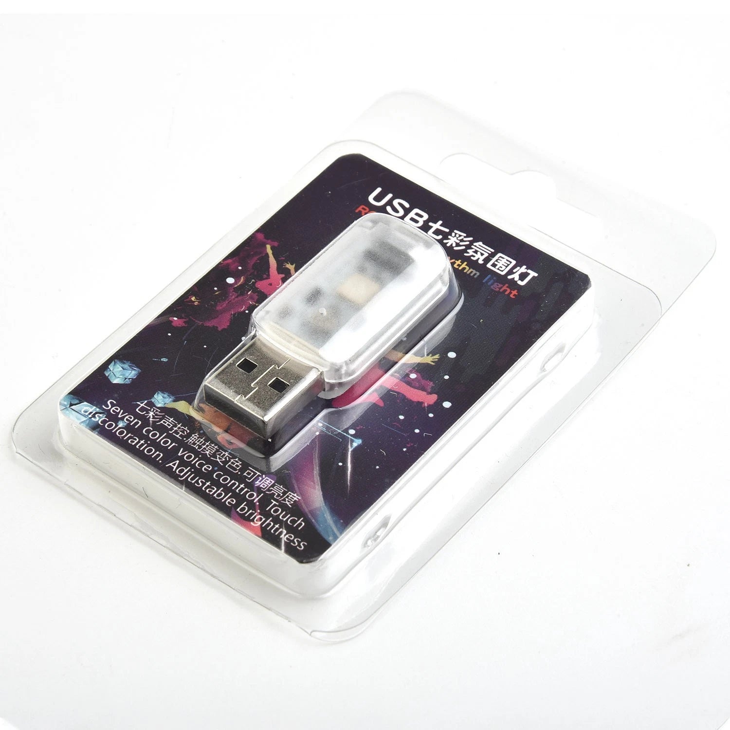 USB LED Ambient Light Bulbs for Auto Car Interior (Universal Fit)
