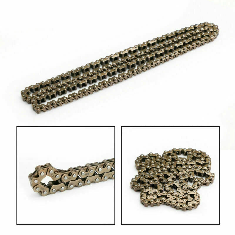 Cam Chain 158 Links for Kawasaki KLR250 (1990–2005), KL250 (1985–1989), KSF250 Mojave (1987–2004)
