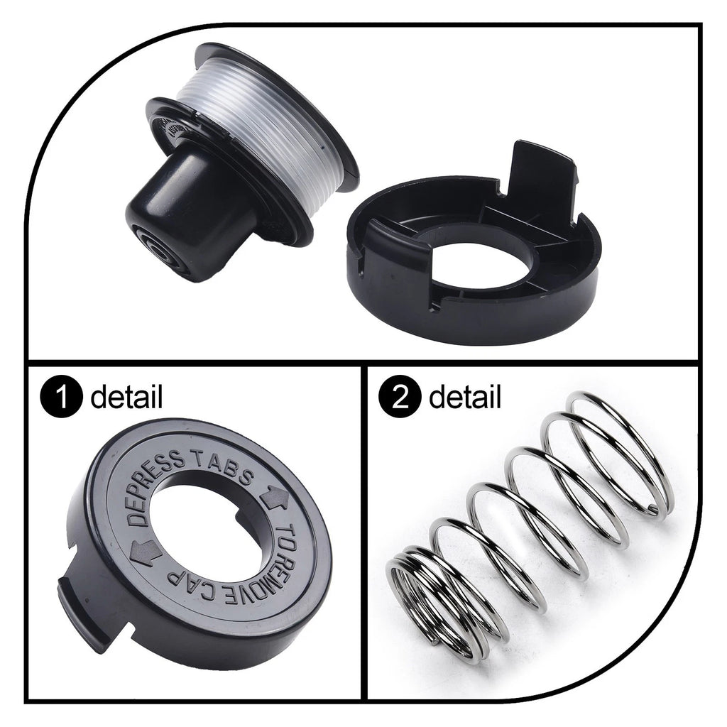 Trimmer Cover Cap + Spool And Line for GL250