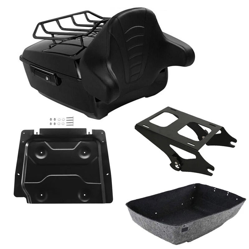 Trunk Backrest Pad Rack Mounting Plate for Harley Touring (2014–2026)