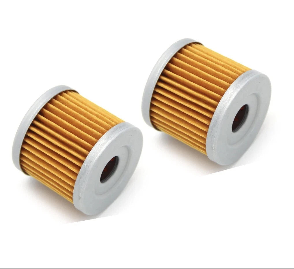 2X Oil Fuel Filter for Suzuki DF 8 9.9 15 15A 20HP (16510-05240, 16510-45H10)