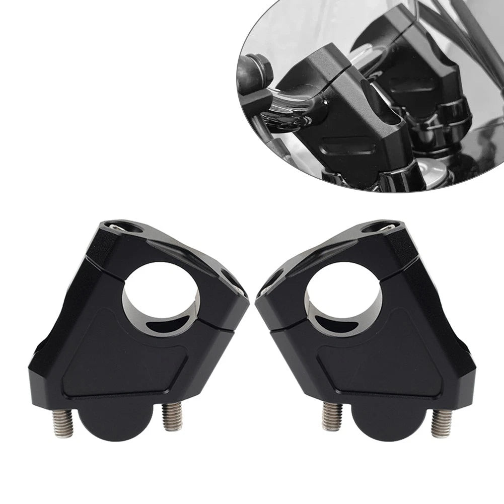 1 1/8" Handlebar Mount Clamp Riser for Honda Suzuki Kawasaki