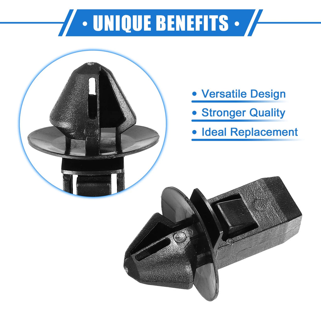 20 Pcs Automotive Clips for Ram 5500 (2013–2018) Durable Plastic Black
